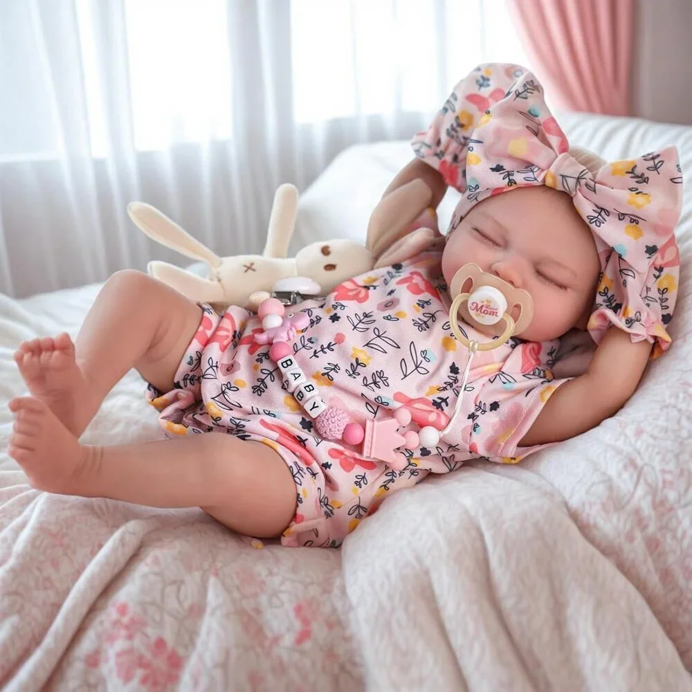 🆕17inch Full Body Silicone Newborn Baby Dolls Poseable Limbs Reborn Girl